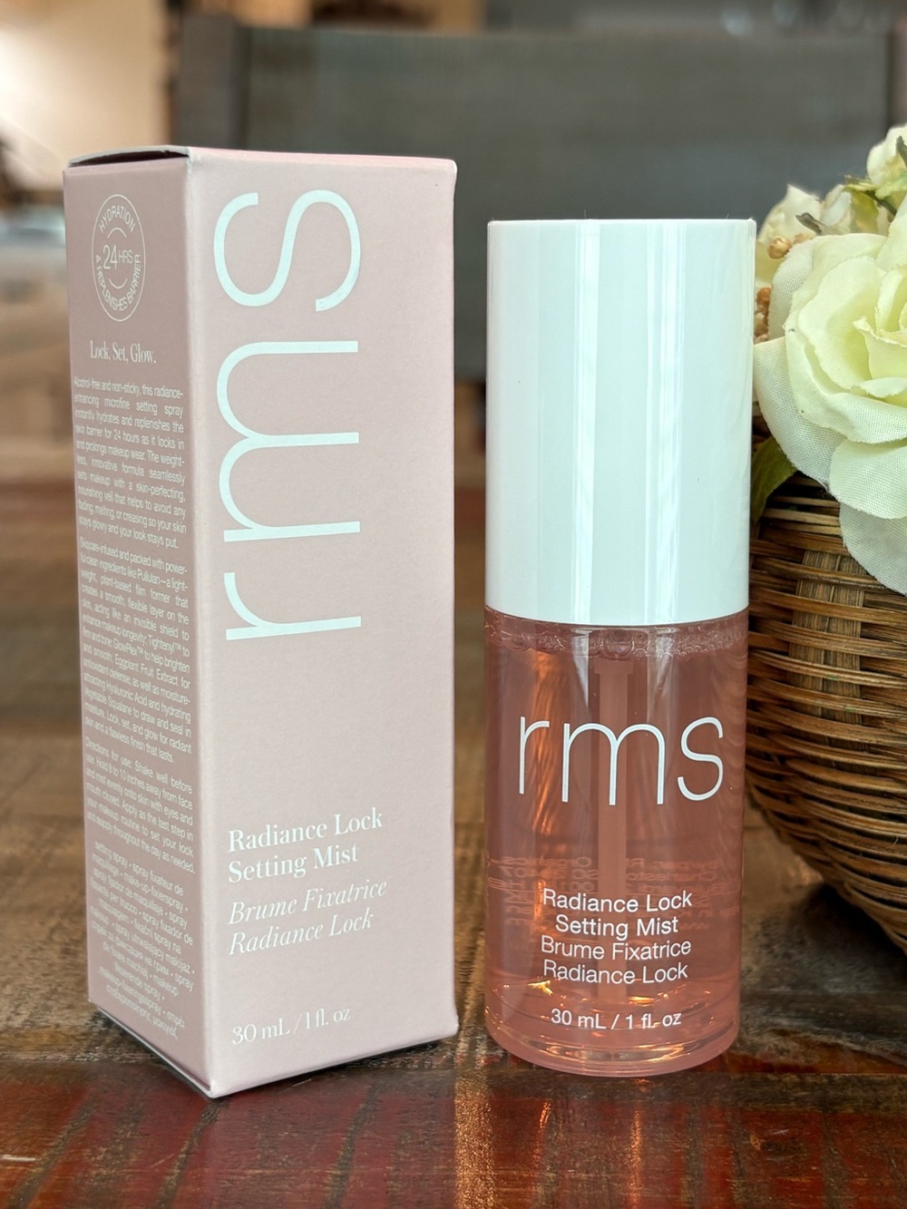 New RMS BEAUTY Radiance Lock SETTING MIST!